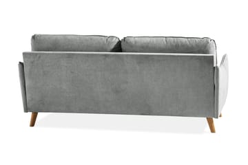 Trend Lyx 3-seters Stoffsofa - Grå - Møbler - Sofaer - 3 seter sofa