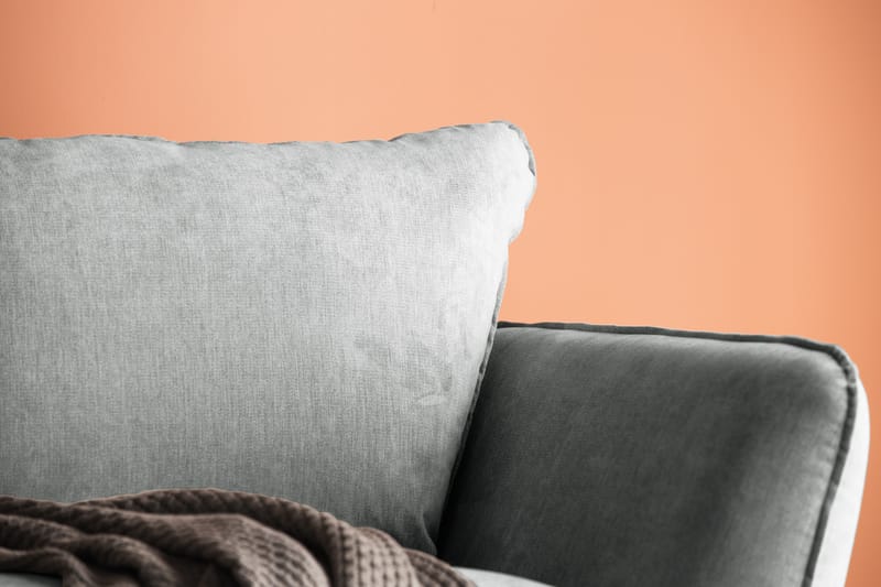 Trend Lyx 3-seters Stoffsofa - Grå - Møbler - Sofaer - 3 seter sofa
