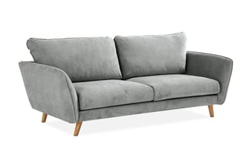 Trend Lyx 3-seters Stoffsofa - Grå - Møbler - Sofaer - 3 seter sofa