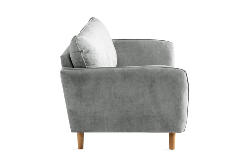 Trend Lyx 3-seters Stoffsofa - Grå - Møbler - Sofaer - 3 seter sofa
