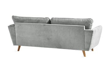 Trend Lyx 3-seters Stoffsofa - Grå - Møbler - Sofaer - 3 seter sofa