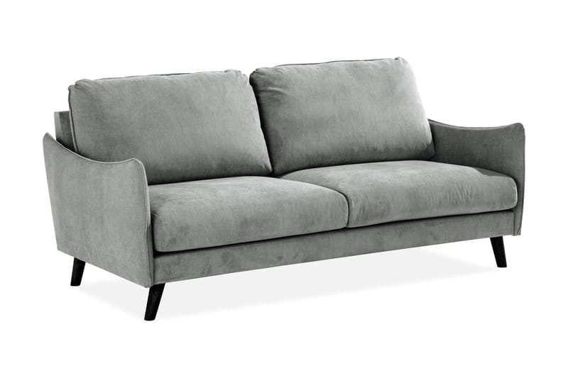Trend Lyx 3-seters Stoffsofa - Grå - Møbler - Sofaer - 3 seter sofa