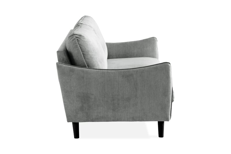 Trend Lyx 3-seters Stoffsofa - Grå - Møbler - Sofaer - 3 seter sofa