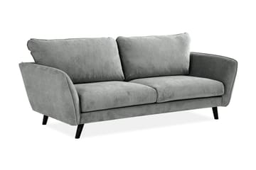 Trend Lyx 3-seters Stoffsofa - Grå - Møbler - Sofaer - 3 seter sofa