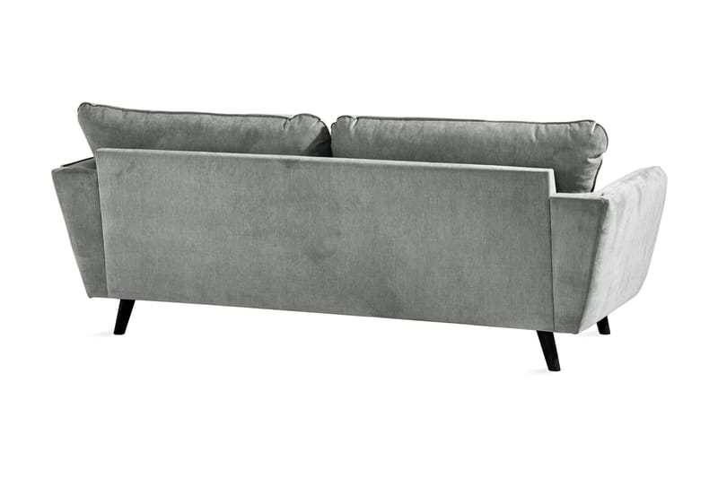 Trend Lyx 3-seters Stoffsofa - Grå - Møbler - Sofaer - 3 seter sofa