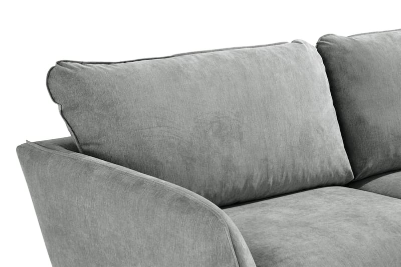 Trend Lyx 3-seters Stoffsofa - Grå - Møbler - Sofaer - 3 seter sofa