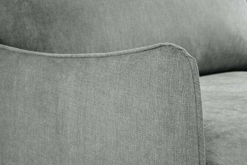 Trend Lyx 3-seters Stoffsofa - Grå - Møbler - Sofaer - 3 seter sofa