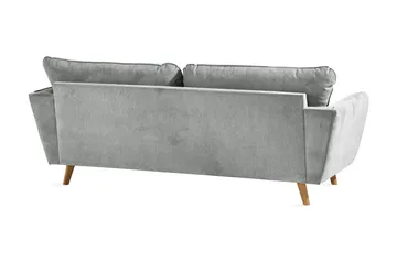 Trend Lyx 3-seters Stoffsofa - Grå - Møbler - Sofaer - 3 seter sofa