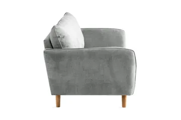 Trend Lyx 3-seters Stoffsofa - Grå - Møbler - Sofaer - 3 seter sofa