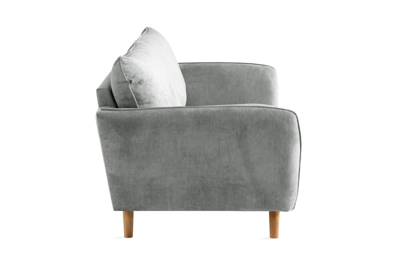 Trend Lyx 3-seters Stoffsofa - Grå - Møbler - Sofaer - 3 seter sofa