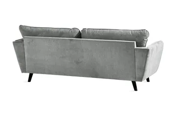 Trend Lyx 3-seters Stoffsofa - Grå - Møbler - Sofaer - 3 seter sofa