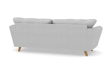 Trend Lyx 3-seters Stoffsofa - Lys grå - Møbler - Sofaer - 3 seter sofa