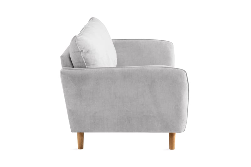 Trend Lyx 3-seters Stoffsofa - Lys grå - Møbler - Sofaer - 3 seter sofa