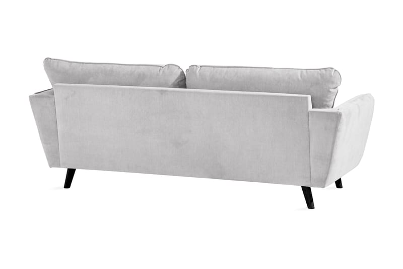 Trend Lyx 3-seters Stoffsofa - Lys grå - Møbler - Sofaer - 3 seter sofa