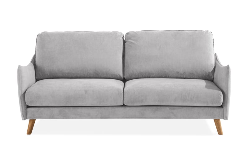 Trend Lyx 3-seters Stoffsofa - Lys grå - Møbler - Sofaer - 3 seter sofa