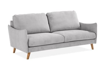 Trend Lyx 3-seters Stoffsofa - Lys grå - Møbler - Sofaer - 3 seter sofa