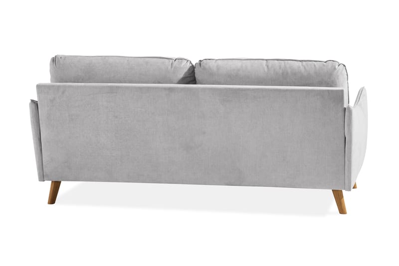 Trend Lyx 3-seters Stoffsofa - Lys grå - Møbler - Sofaer - 3 seter sofa