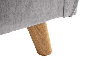 Trend Lyx 3-seters Stoffsofa - Lys grå - Møbler - Sofaer - 3 seter sofa