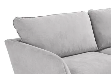 Trend Lyx 3-seters Stoffsofa - Lys grå - Møbler - Sofaer - 3 seter sofa