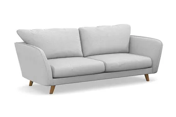 Trend Lyx 3-seters Stoffsofa - Lys grå - Møbler - Sofaer - 3 seter sofa