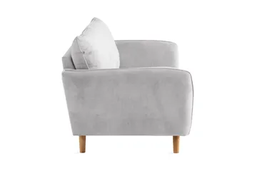 Trend Lyx 3-seters Stoffsofa - Lys grå - Møbler - Sofaer - 3 seter sofa