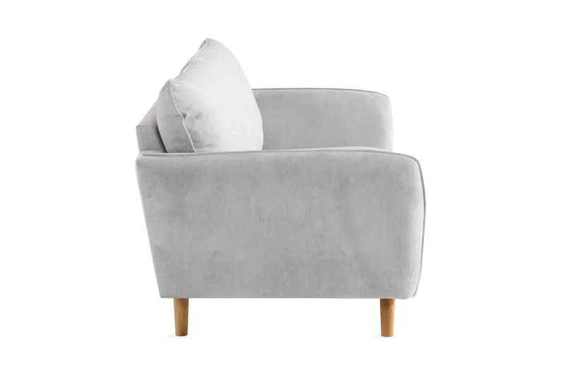 Trend Lyx 3-seters Stoffsofa - Lys grå - Møbler - Sofaer - 3 seter sofa