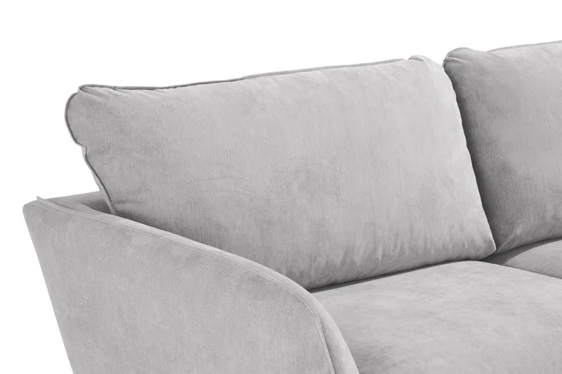 Trend Lyx 3-seters Stoffsofa - Lys grå - Møbler - Sofaer - 3 seter sofa
