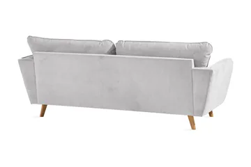 Trend Lyx 3-seters Stoffsofa - Lys grå - Møbler - Sofaer - 3 seter sofa
