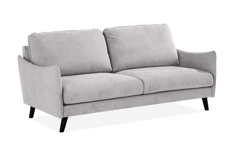 Trend Lyx 3-seters Stoffsofa - Lys grå - Møbler - Sofaer - 3 seter sofa