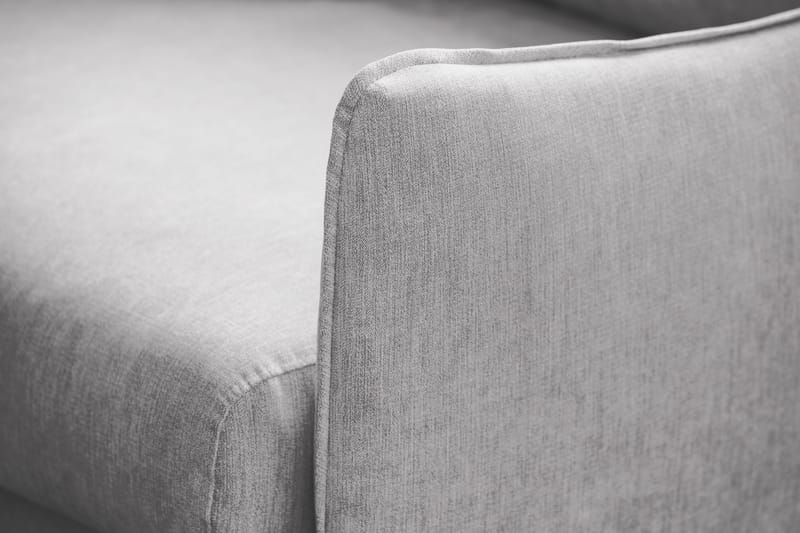 Trend Lyx 3-seters Stoffsofa - Lys grå - Møbler - Sofaer - 3 seter sofa