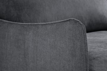 Trend Lyx 3-seters Stoffsofa - Mørk grå - Møbler - Sofaer - 3 seter sofa