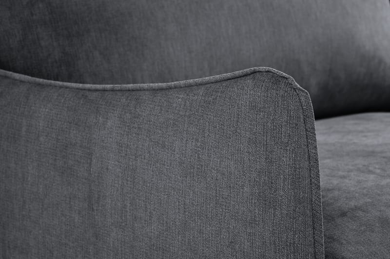 Trend Lyx 3-seters Stoffsofa - Mørk grå - Møbler - Sofaer - 3 seter sofa