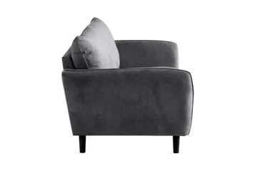 Trend Lyx 3-seters Stoffsofa - Mørk grå - Møbler - Sofaer - 3 seter sofa