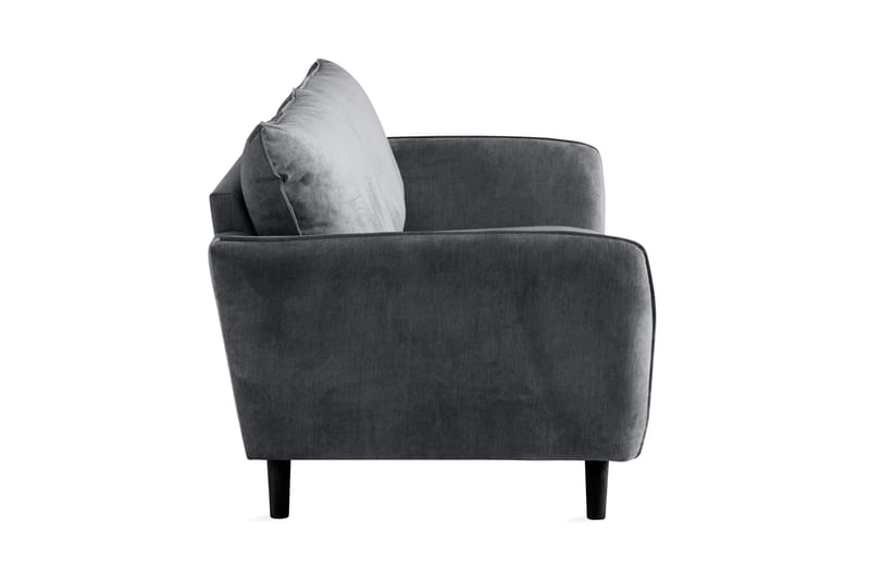 Trend Lyx 3-seters Stoffsofa - Mørk grå - Møbler - Sofaer - 3 seter sofa