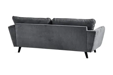 Trend Lyx 3-seters Stoffsofa - Mørk grå - Møbler - Sofaer - 3 seter sofa