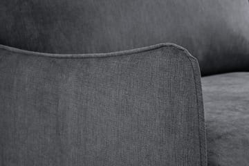 Trend Lyx 3-seters Stoffsofa - Mørk grå - Møbler - Sofaer - 3 seter sofa