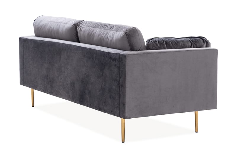 Vanlig sofa uten divan og sjeselong Bloom 3-seters sofa Lysegrå - Møbler - Sofaer - 3 seter sofa