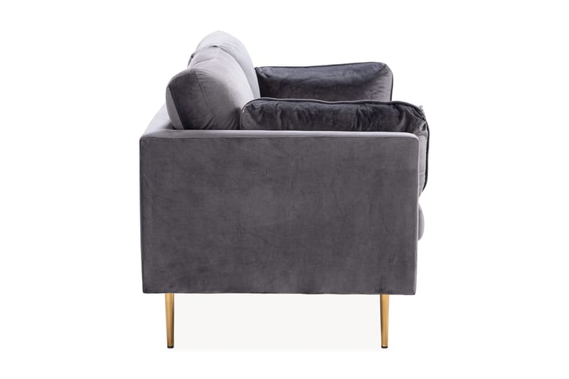 Vanlig sofa uten divan og sjeselong Bloom 3-seters sofa Lysegrå - Møbler - Sofaer - 3 seter sofa