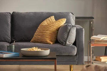 Vanlig sofa uten divan og sjeselong Bloom 3-seters sofa Lysegrå - Møbler - Sofaer - 3 seter sofa