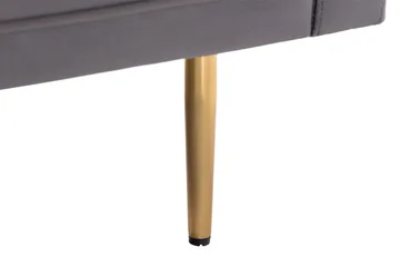 Vanlig sofa uten divan og sjeselong Bloom 3-seters sofa Lysegrå - Møbler - Sofaer - 3 seter sofa