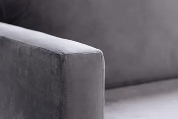 Vanlig sofa uten divan og sjeselong Bloom 3-seters sofa Lysegrå - Møbler - Sofaer - 3 seter sofa