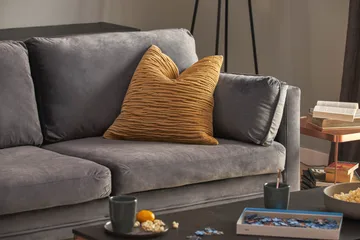 Vanlig sofa uten divan og sjeselong Bloom 3-seters sofa Lysegrå - Møbler - Sofaer - 3 seter sofa