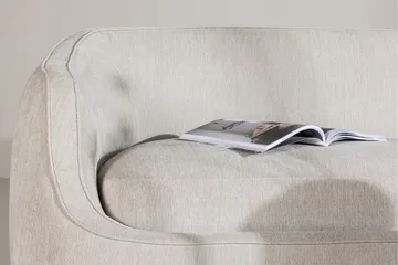 Vanlig sofa uten divan og sjeselong Venture Home Elio 3-seters sofa Lysegrå - Møbler - Sofaer - 3 seter sofa