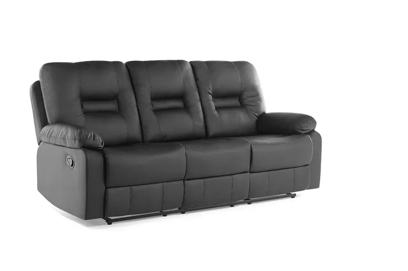 Vanlig Soffa utan divan & schäslong Svart