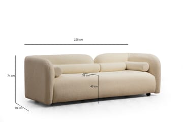 Victoria Sofa 3-seters - Victoria - Møbler - Sofaer - 3 seter sofa