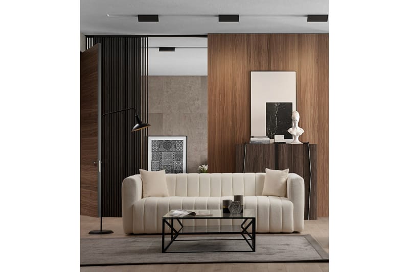 Viraa Sofa 3-seter - Beige - Møbler - Sofaer - 3 seter sofa