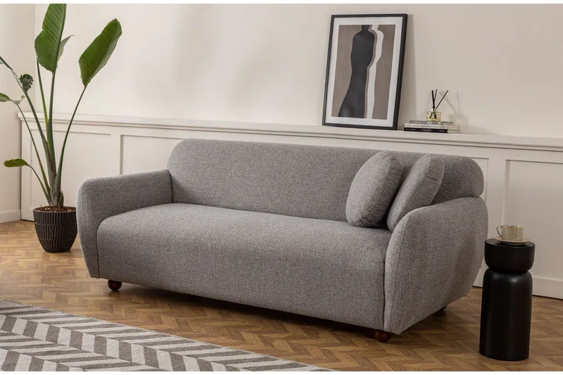 Whitecliffs Sofa 3-seters, Grå