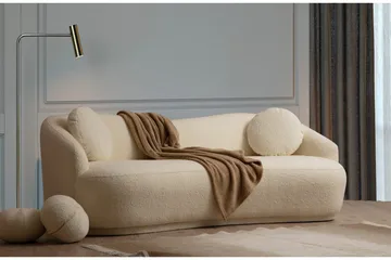 Yarrawonga Sofa 3-seters - Beige|Bouclé - Møbler - Sofaer - 3 seter sofa