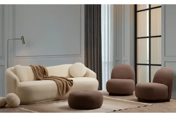 Yarrawonga Sofa 3-seters - Beige|Bouclé - Møbler - Sofaer - 3 seter sofa