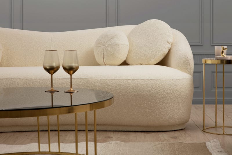 Yarrawonga Sofa 3-seters - Beige|Bouclé - Møbler - Sofaer - 3 seter sofa